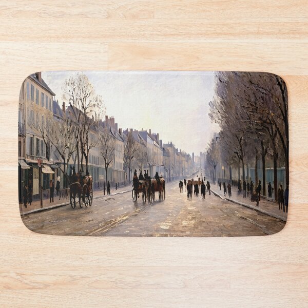 Item preview, Boulevard Héloise, Argenteuil - A Vivid Impression of Urban Life  designed and sold by artdesignsnow.