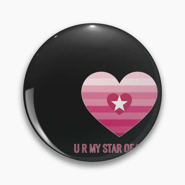 Item preview, pink heartwith star designed and sold by  Mudikeys.
