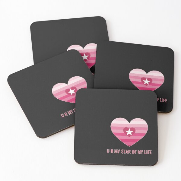 Item preview, pink heartwith star designed and sold by  Mudikeys.