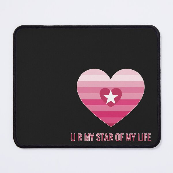 Item preview, pink heartwith star designed and sold by Mudikeys.