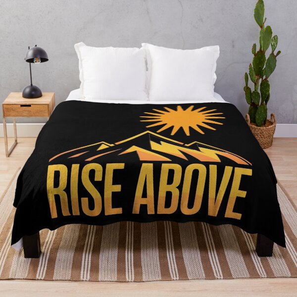 Item preview, Rise Above Mountain Sunrise Motivation designed and sold by positive vibes.
