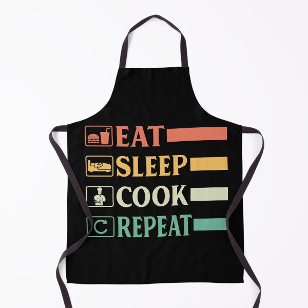 Item preview, Funny Chef Head Chef Baker Chef Eat Sleep Cook Repeat designed and sold by farhanhafeez.