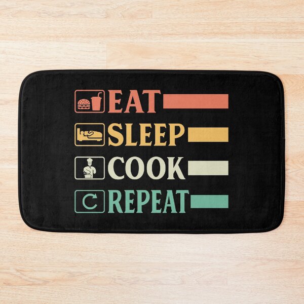 Item preview, Funny Chef Head Chef Baker Chef Eat Sleep Cook Repeat designed and sold by farhanhafeez.