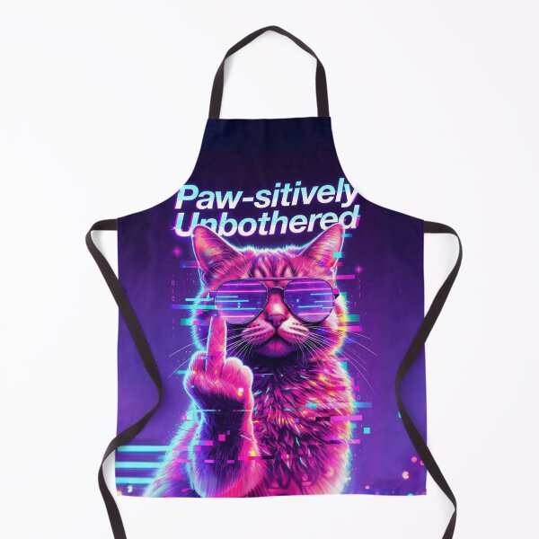 Item preview, Retro Synthwave Cat Cyberpunk Vaporwave designed and sold by blockshop.