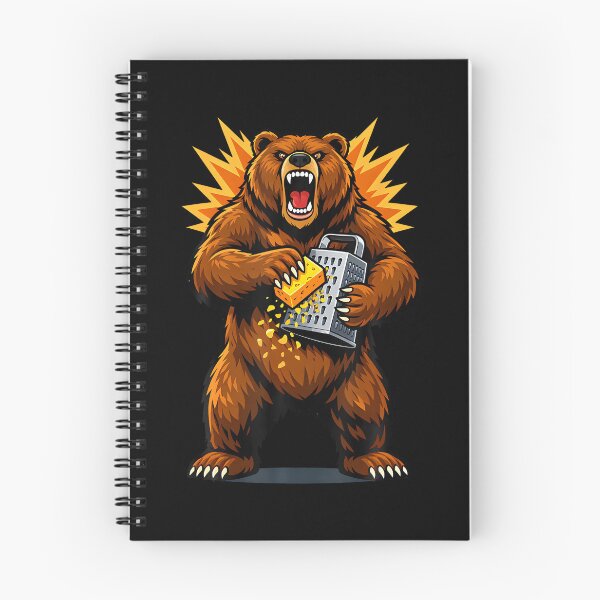 Item preview, Angry Bear Grating Cheese Grater Hater designed and sold by puzchresta.