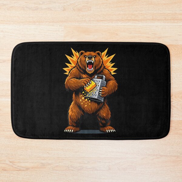 Item preview, Angry Bear Grating Cheese Grater Hater designed and sold by puzchresta.