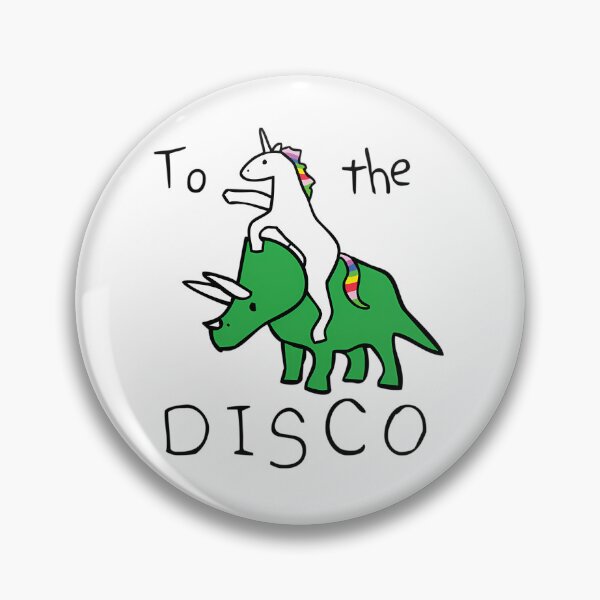 Item preview, To The Disco (Unicorn Riding Triceratops) designed and sold by Brotherconk.