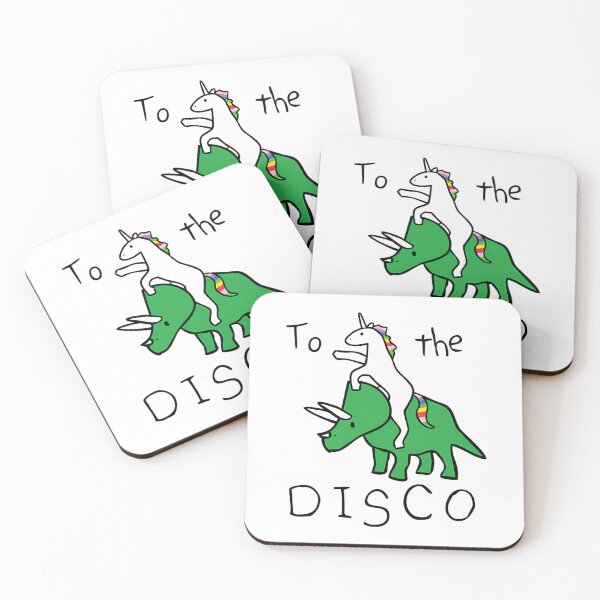 Item preview, To The Disco (Unicorn Riding Triceratops) designed and sold by Brotherconk.