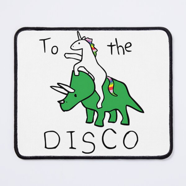 Item preview, To The Disco (Unicorn Riding Triceratops) designed and sold by Brotherconk.