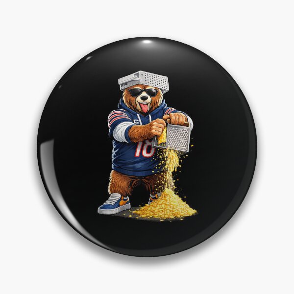 Item preview, Bear With Cheese Grater Hat And Sunglasses designed and sold by puzchresta.
