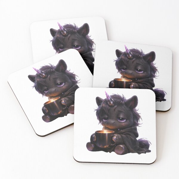 Item preview, Noctis Brew – the tired unicorn spirit designed and sold by Violet Moon Art.