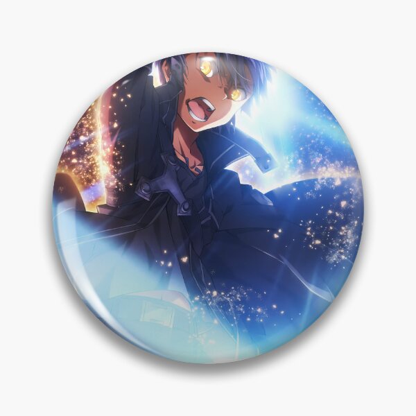 Item preview, Kirito Sword Art Online Blue Energy Glow Power designed and sold by CarlosBender.