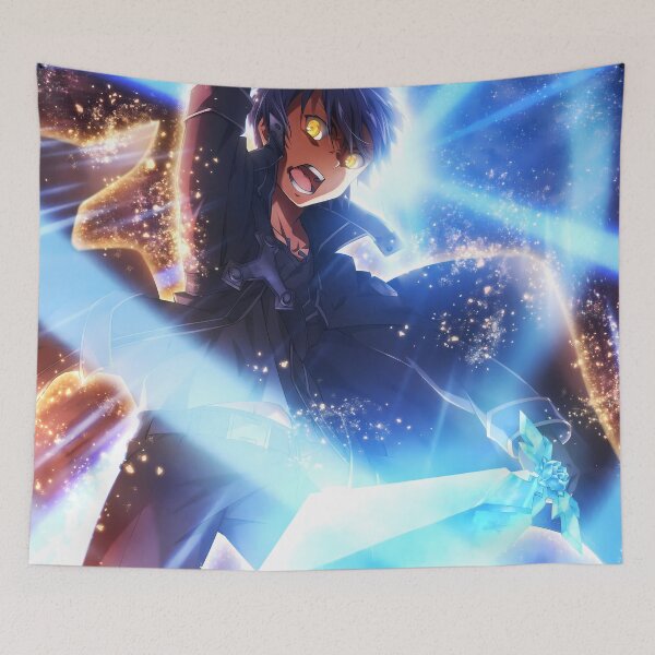 Item preview, Kirito Sword Art Online Blue Energy Glow Power designed and sold by CarlosBender.
