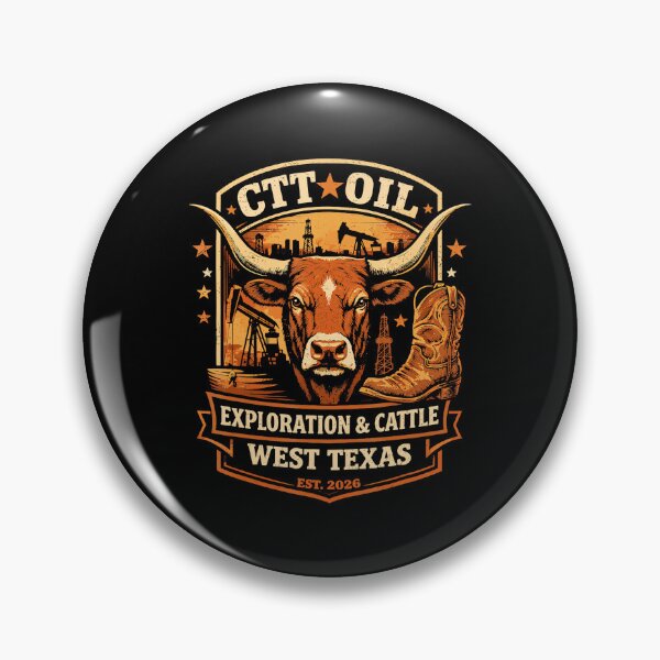 Item preview, Ctt Oil Exploration  Cattle Company Texas designed and sold by puzchresta.