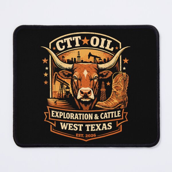 Item preview, Ctt Oil Exploration  Cattle Company Texas designed and sold by puzchresta.