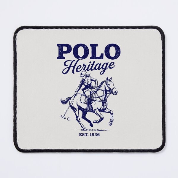Item preview, Vintage Polo Heritage EST 1936 - Equestrian Sports Art designed and sold by SplashTastic.