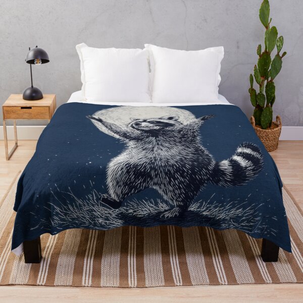Item preview, Raccoon dancing under the full moon designed and sold by anytka.