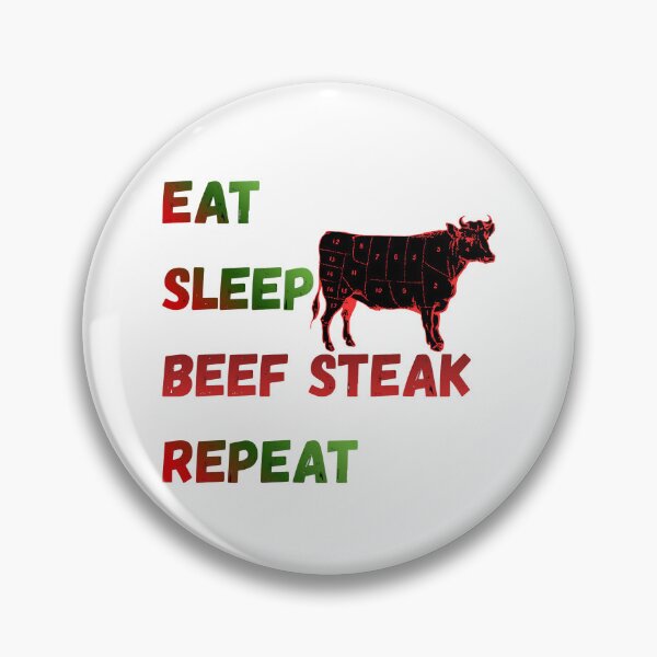 Item preview, Eat Sleep Beef Steak Repeat T-Shirt designed and sold by KapiPrint.