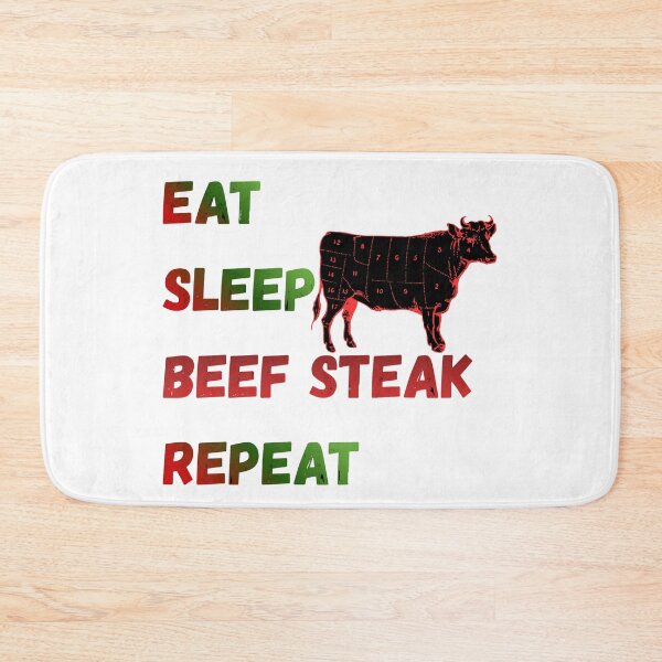 Item preview, Eat Sleep Beef Steak Repeat T-Shirt designed and sold by KapiPrint.
