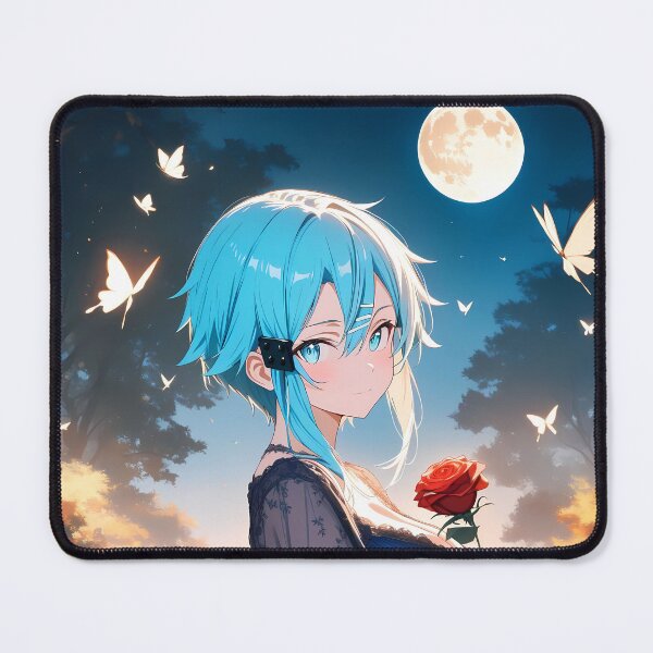 Artikelvorschau, Sinon Sword Art Online Strand Sonnenuntergang Ozeanwellen Zwinkern entworfen und verkauft von CarlosBender.