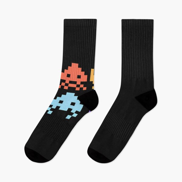 Item preview, Space Invaders Pixel Art Rainbow Aliens designed and sold by Sagittaria13.