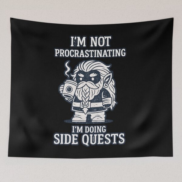 Item preview, Im Not Procrastinating Im Doing Side Quests designed and sold by Akbarudi.