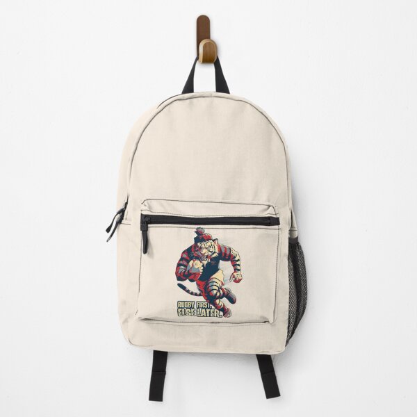 Item preview, Rugby First Else Later Tiger Rugby Player designed and sold by TrueArtsStore.