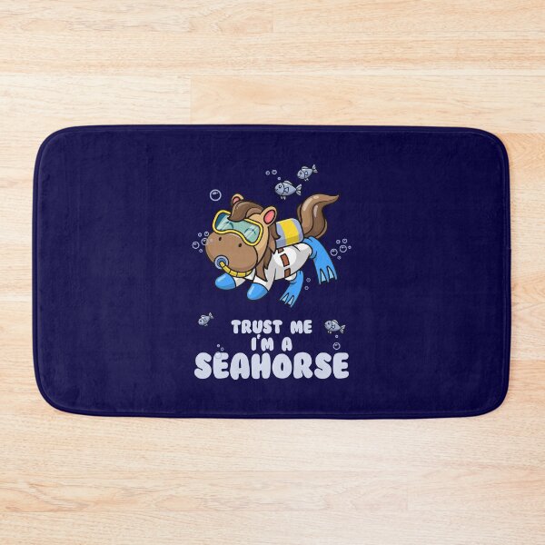 Item preview, Trust me I’m a Seahorse – Funny scuba diving horse underwater designed and sold by messy-nessie.