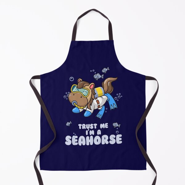 Item preview, Trust me I’m a Seahorse – Funny scuba diving horse underwater designed and sold by messy-nessie.