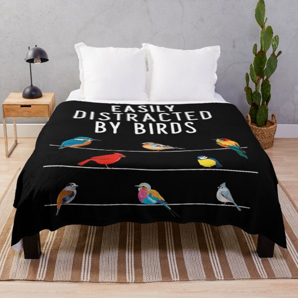 Item preview,  Easily Distracted By Birds Birthday Gift For Bird Lovers Birdwatcher  Ornithologist designed and sold by Sagittaria13.
