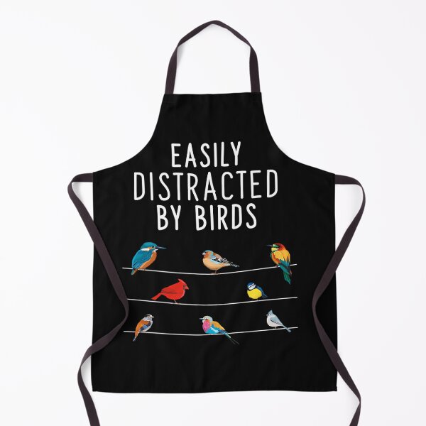Item preview, Easily Distracted By Birds Birthday Gift For Bird Lovers Birdwatcher Ornithologist designed and sold by Sagittaria13.