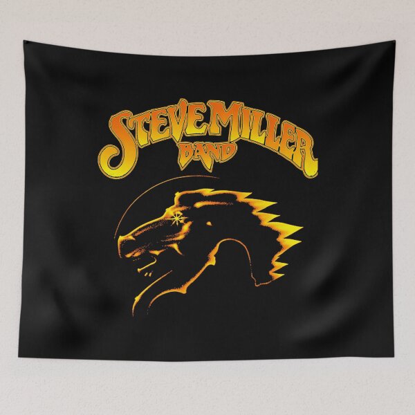 Item preview, Head Horse Silhouette With Rock Band Typography Stevemiller Band  designed and sold by Brotherconk.