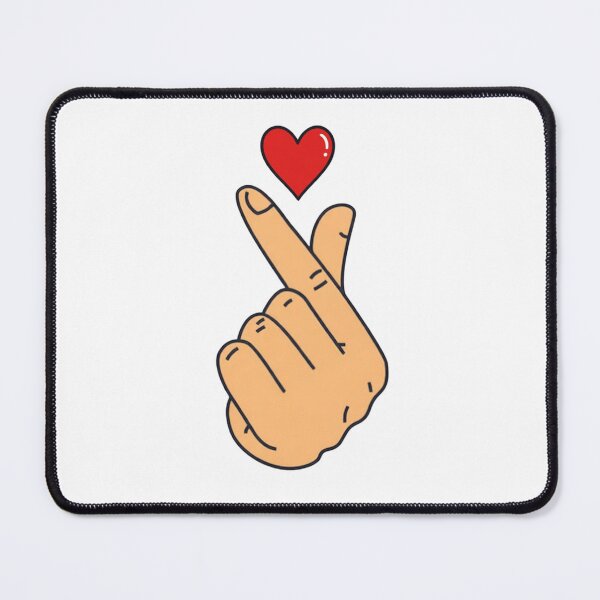 Item preview, K-Drama Finger Heart Korean Lover Valentine Gift designed and sold by Thread&Fable.