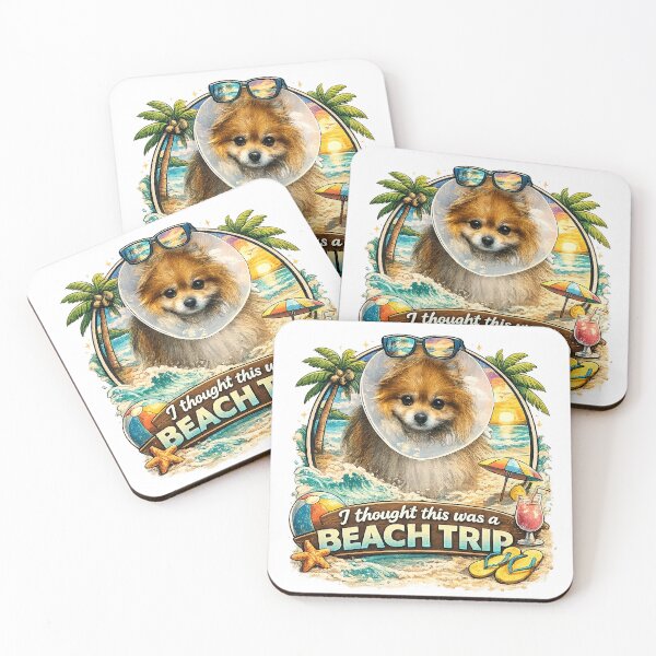 Item preview, Upset Pomeranian Vet Trip designed and sold by StrayaDesign.