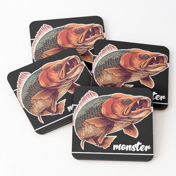 Item preview, Monster Carp Fishing River Beast Angler Art designed and sold by Stag Prime Shop.