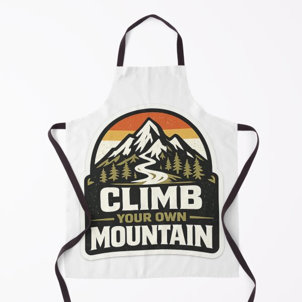 Item preview, Climb Your Own Mountain | Motivational Hiking & Adventure Badge Design designed and sold by Globalcitytees.