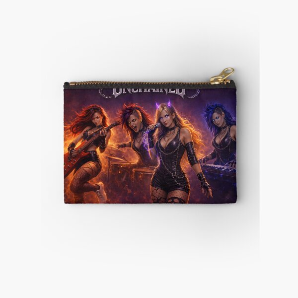 Item preview, Unchained – Metal-Inspired Female Rock Illustration designed and sold by lydoartgalaxy.
