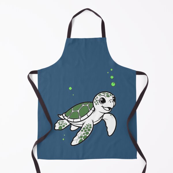 Item preview, Sea Turtle Under the Ocean - Desaturated Blue Color Ocean designed and sold by Beachy.
