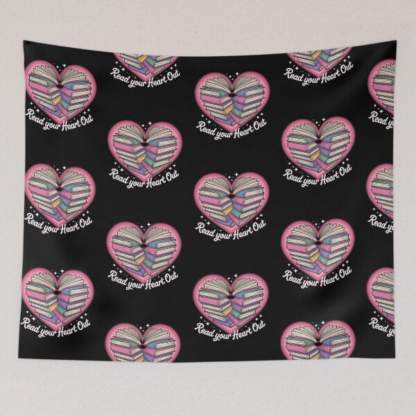 Item preview, Read your Heart Out – Book Lover Valentine’s Day Design designed and sold by SaritaVerseArt.
