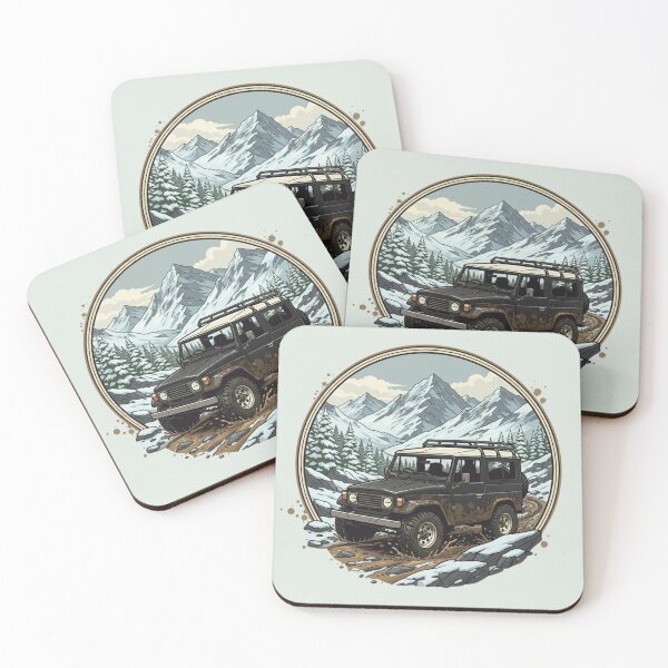 Item preview, Snowy Mountain Ridge 4x4 designed and sold by xofi.