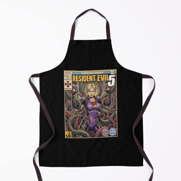Item preview,  Resident Evil 5 Jill Valentine Comic Cover Retro Gaming Art designed and sold by Akbarudi.