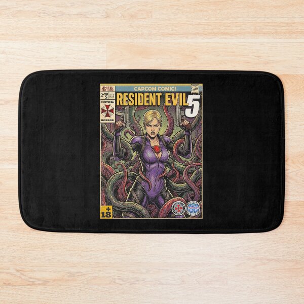 Item preview,  Resident Evil 5 Jill Valentine Comic Cover Retro Gaming Art designed and sold by Akbarudi.