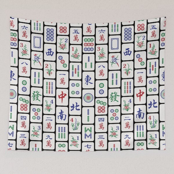 Item preview, Traditional Mahjong Tiles In Neat Pattern Version 1 designed and sold by teeworthy.