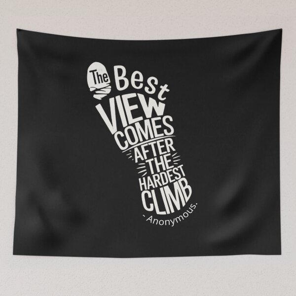 Item preview, Climbing Hiking Motivational T-Shirt designed and sold by TeeArtWorld.