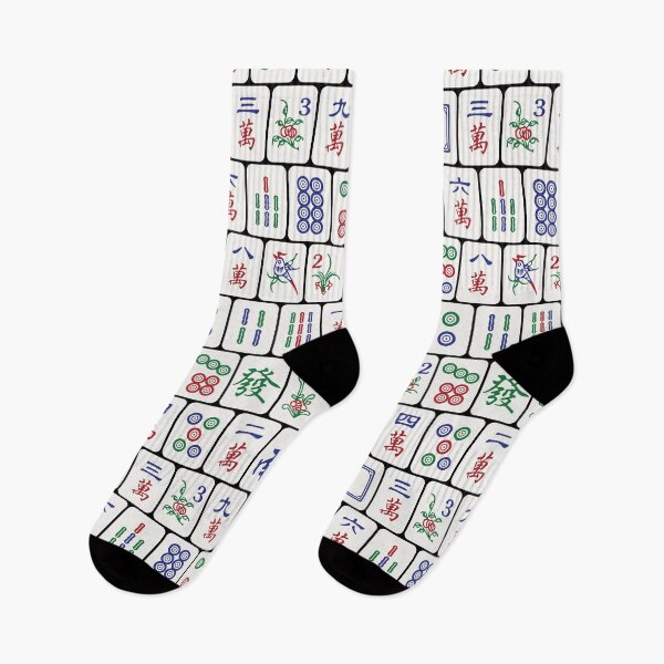 Item preview, Traditional Mahjong Tiles In Neat Pattern Version 2 designed and sold by teeworthy.