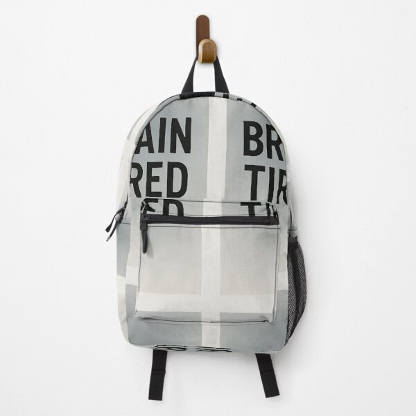 Item preview, BRAIN TIRED Mental Fatigue Typography Design designed and sold by mbmstores.