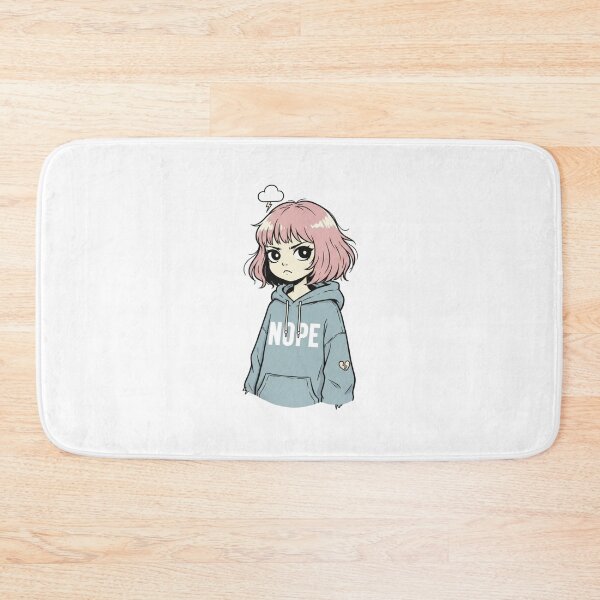 Item preview, Grumpy Big-Eyed Girl Pastel Portrait designed and sold by PopPizzazz.
