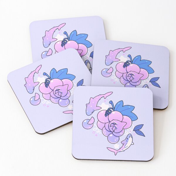Item preview, Grape Shark illustration designed and sold by SilAchan.