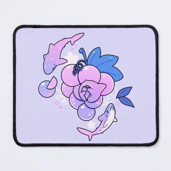 Item preview, Grape Shark illustration designed and sold by SilAchan.