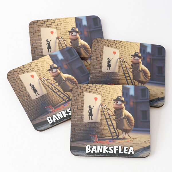 Item preview, BanksFlea - Funny Anonymous Street Artist designed and sold by FleaNomenon.